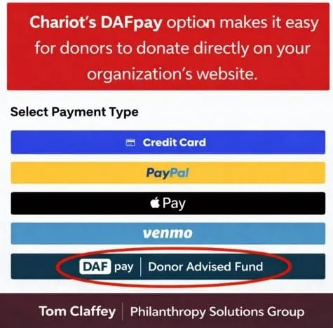 A new tool makes receiving DAF fund easier!
